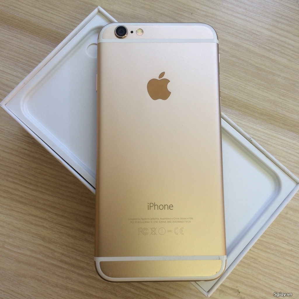 iPhone 6 128gb Gold quốc tế FPT còn 1 đổi 1 đến 19/11/2015