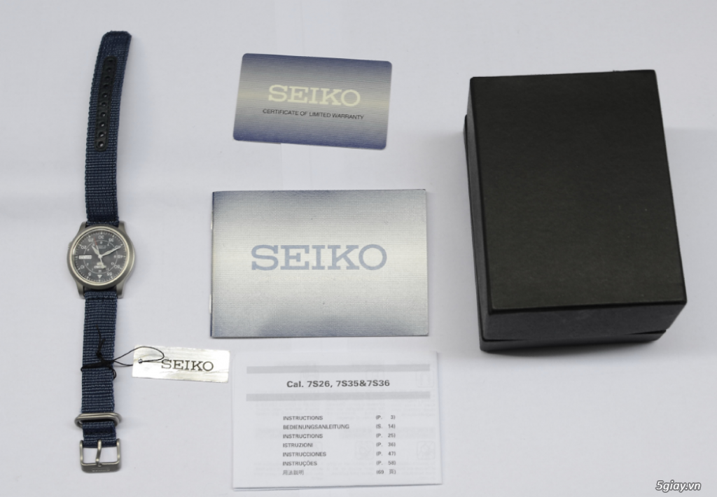 Xách tay Mỹ - Đồng hồ Seiko 5 SNK807 - 5