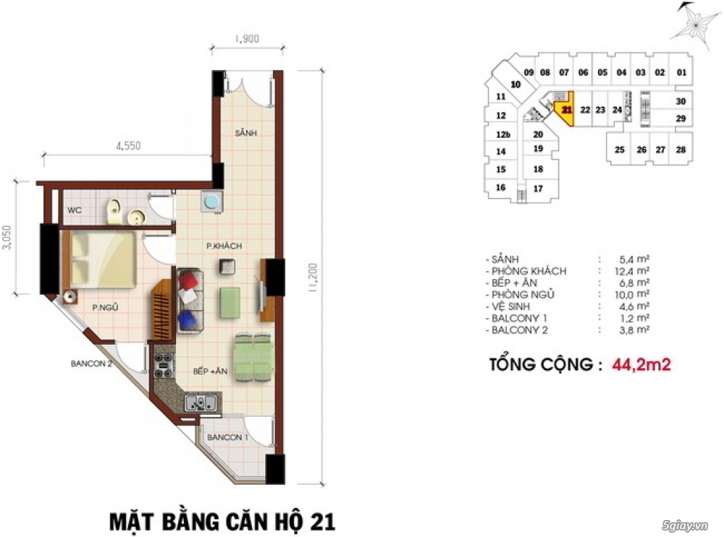 CẦN BÁN GẤP CHCC KHANG GIA GIÁ RẺ NHẤT THỊ TRƯỜNG 650 TRIEU/CĂN, ĐÃ BAO GỒM VAT