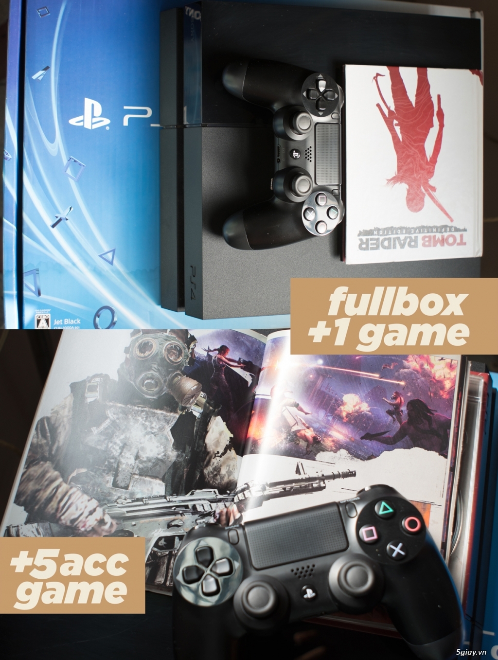 Bán nhanh máy PS4+game