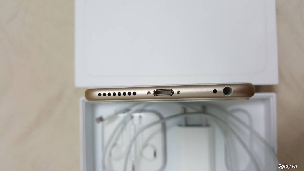 Cần bán iphone 6 plus 64GB màu gold fullbox chính hãng viettel còn bảo hành 7/2016