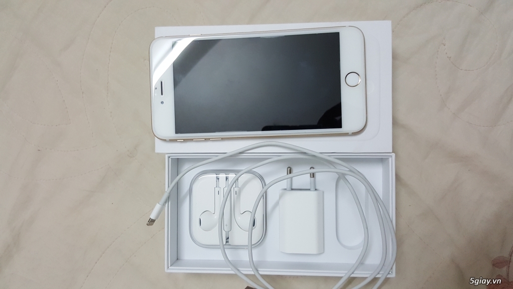 Cần bán iphone 6 plus 64GB màu gold fullbox chính hãng viettel còn bảo hành 7/2016 - 4