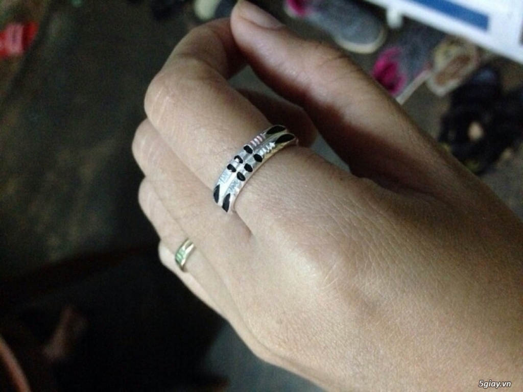 nhẫn lông đuôi voi, nhẫn ngà voi thật 100% bao test - 3
