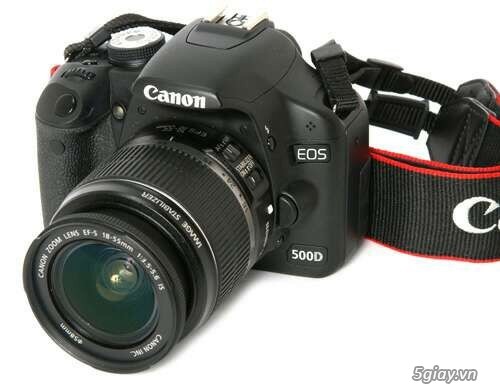 Cần bán Canon 500D + kit 18-55mm