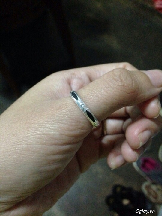 nhẫn lông đuôi voi, nhẫn ngà voi thật 100% bao test - 1