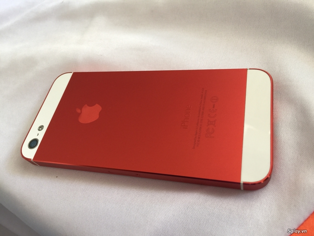 bán iphone 5 màu đỏ mới 99,99% - 3