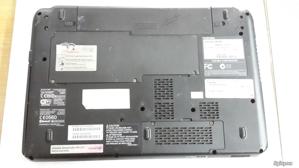 [TP.HCM] Rả xác 1 em Laptop Toshiba Satellite M500 và nhiều linh kiện khác - 14