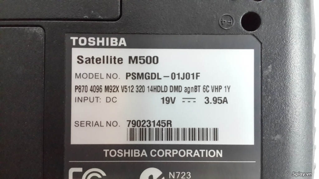[TP.HCM] Rả xác 1 em Laptop Toshiba Satellite M500 và nhiều linh kiện khác - 15
