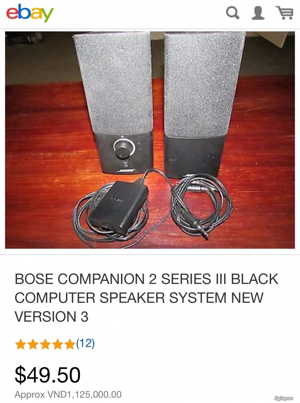 Bose Companion 2 Series III fullbox new 98% còn bảo hành bán