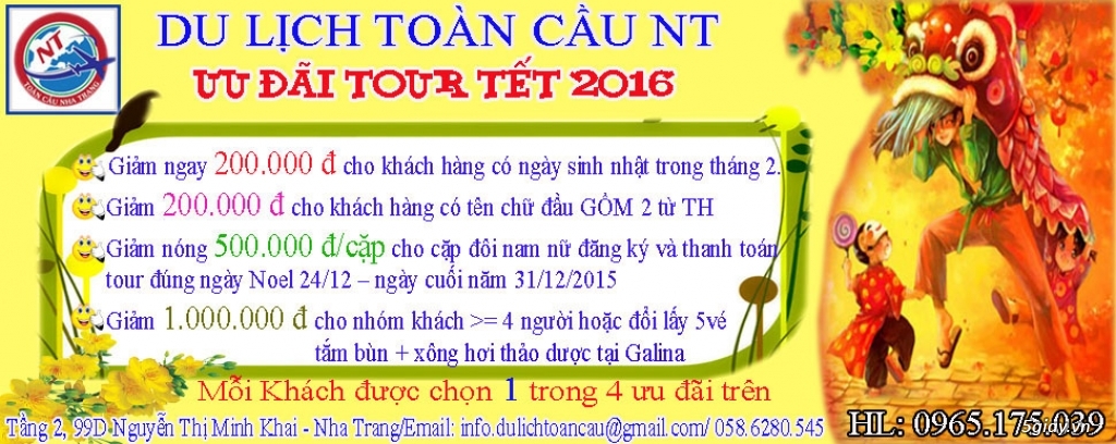 Tour tết Nha Trang 3N2Đ cùng DL Toàn Cầu - 5
