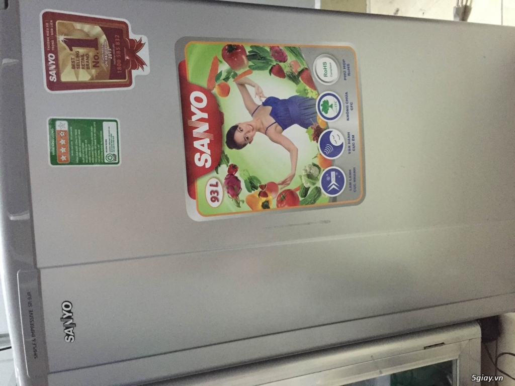 Tủ lạnh Sanyo 90L còn Bảo hành đến 3/2107