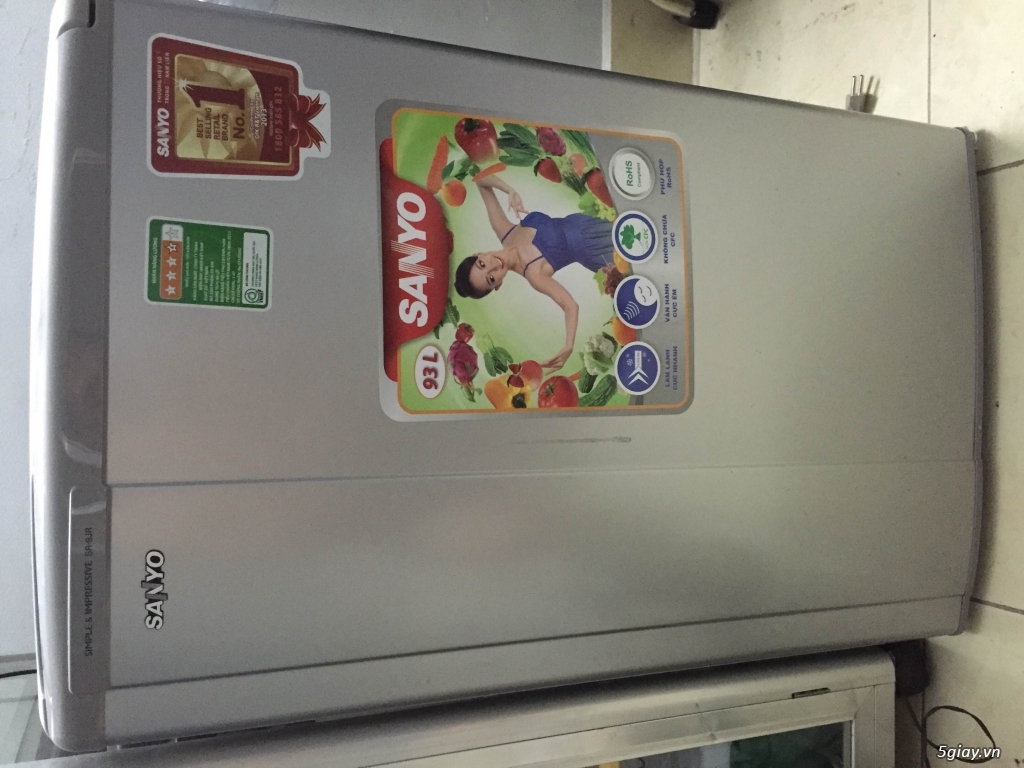 Tủ lạnh Sanyo 90L còn Bảo hành đến 3/2107 - 1