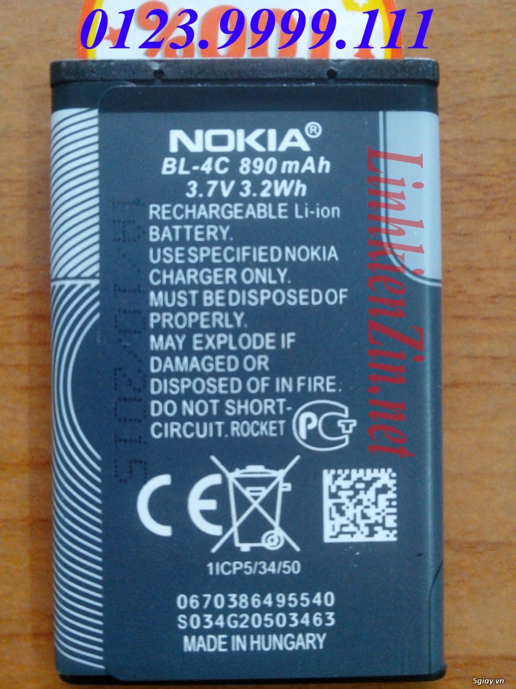 Thanh lý Lô Pin Nokia 4C, 5C  xịn . - 1
