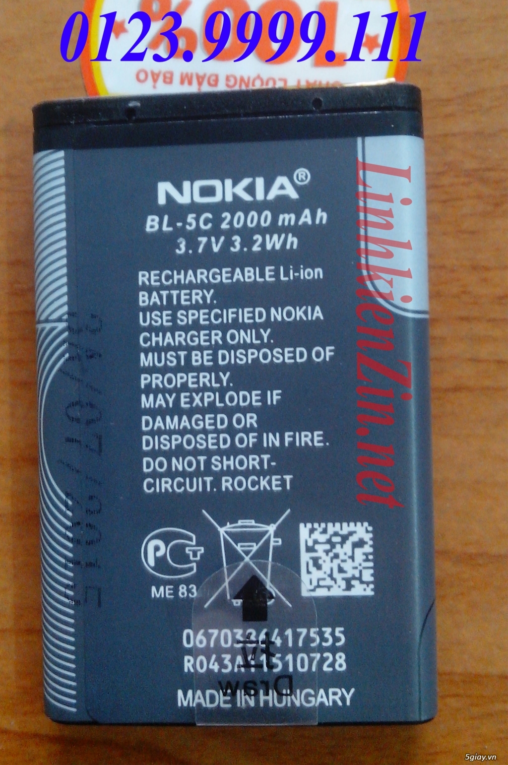 Thanh lý Lô Pin Nokia 4C, 5C  xịn . - 4