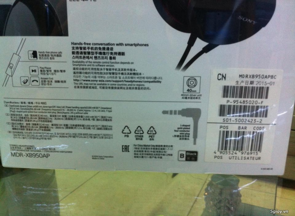 Tai nghe Sony, AKG, Takstar…. chính hãng cao cấp, cam hết hàng mới, hàng công ty 100% - 6