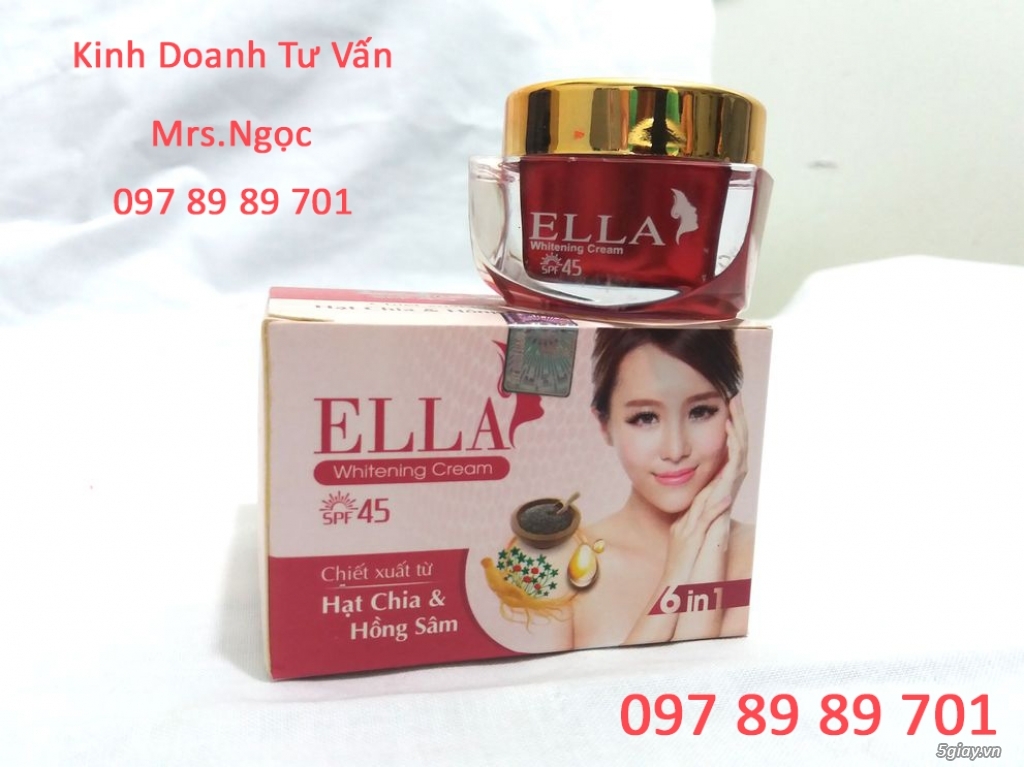 HCM - ELLA CREAM, sản phẩm đến từ Hồng Sâm và Hạt Chia