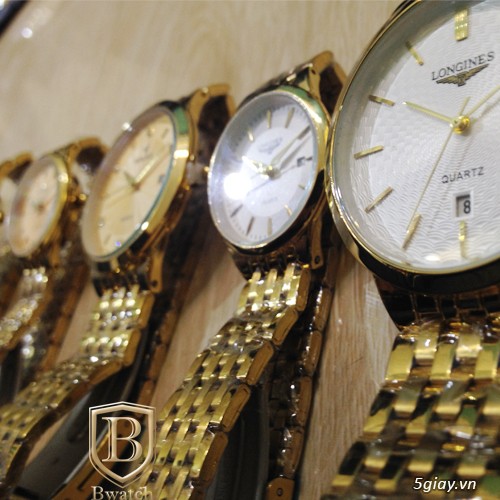 Đồng hồ Omega , Longines , Rolex nam , nữ đính hạt vàng chất - 8