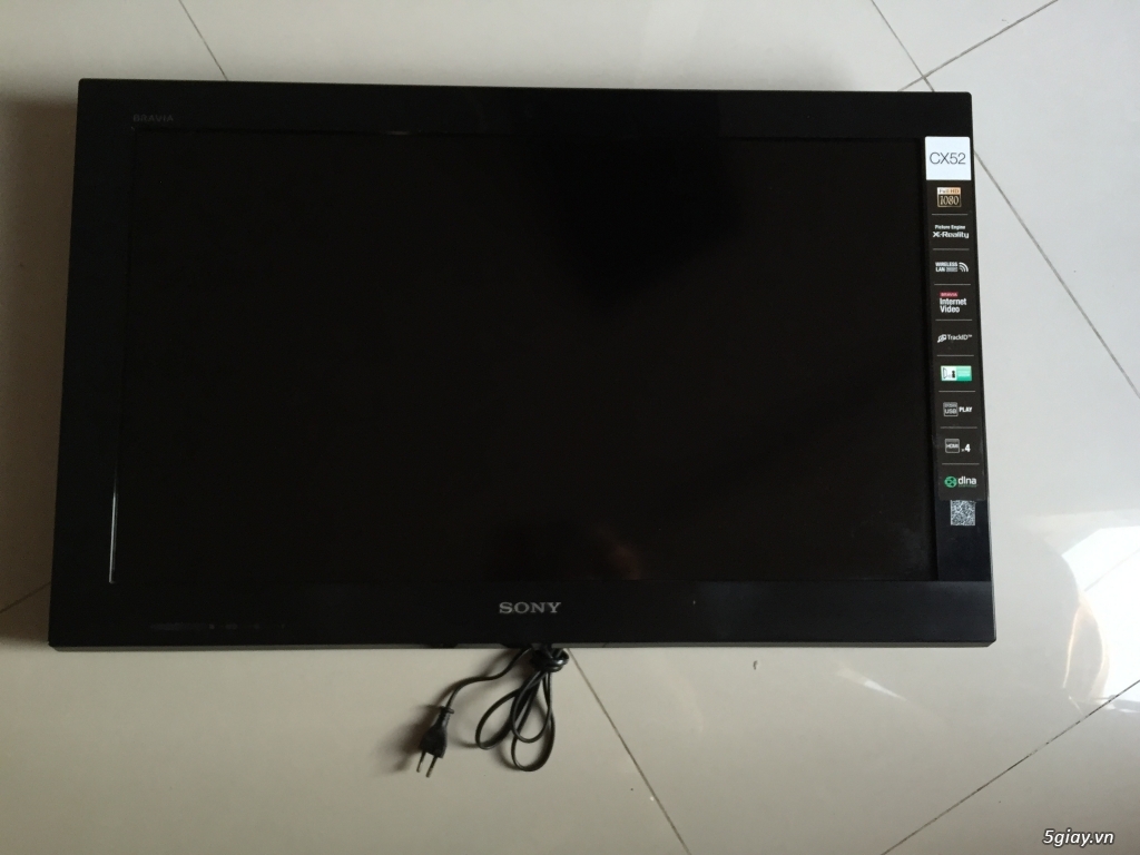 Bán xác Tivi LCD SONY 32CX520 mới chát bị hư màn hình (hình thật) - 3