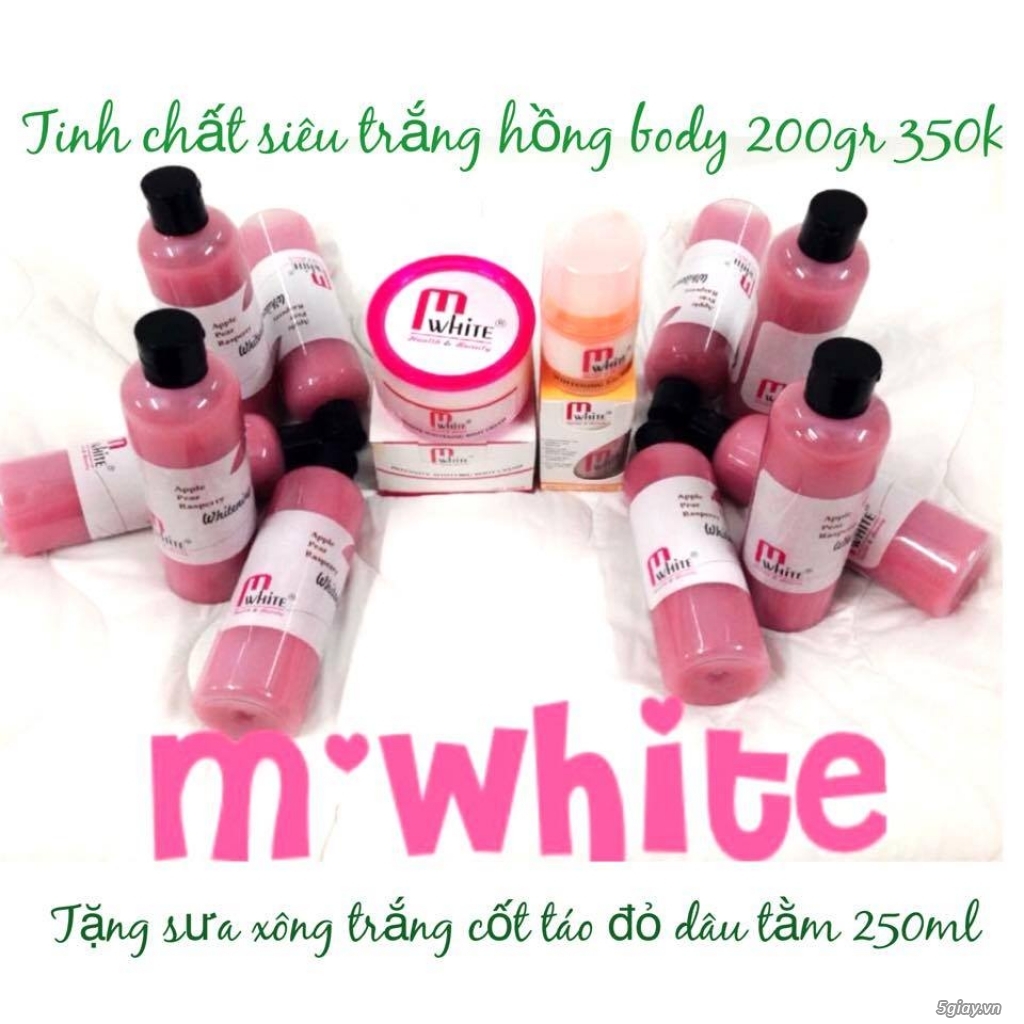 ❤ TINH CHẤT TRẮNG DA BODY M-WHITE - XUẤT XỨ CANADA ❤ - 1