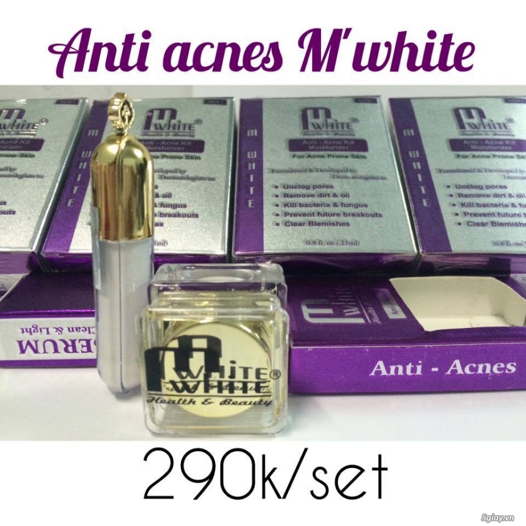 ❤ĐẶC TRỊ MỤN ẨN, MỤN GẠO, MỤN SƯNG, TẤY ĐỎ, MỤN TRỨNG CÁ M'WHITE❤ - 2