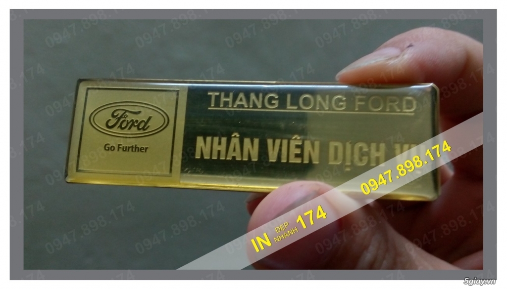 Làm biển tên nhân viên, thẻ tên cài áo, huy hiệu các loại - LH: 0977.492.538 - 2