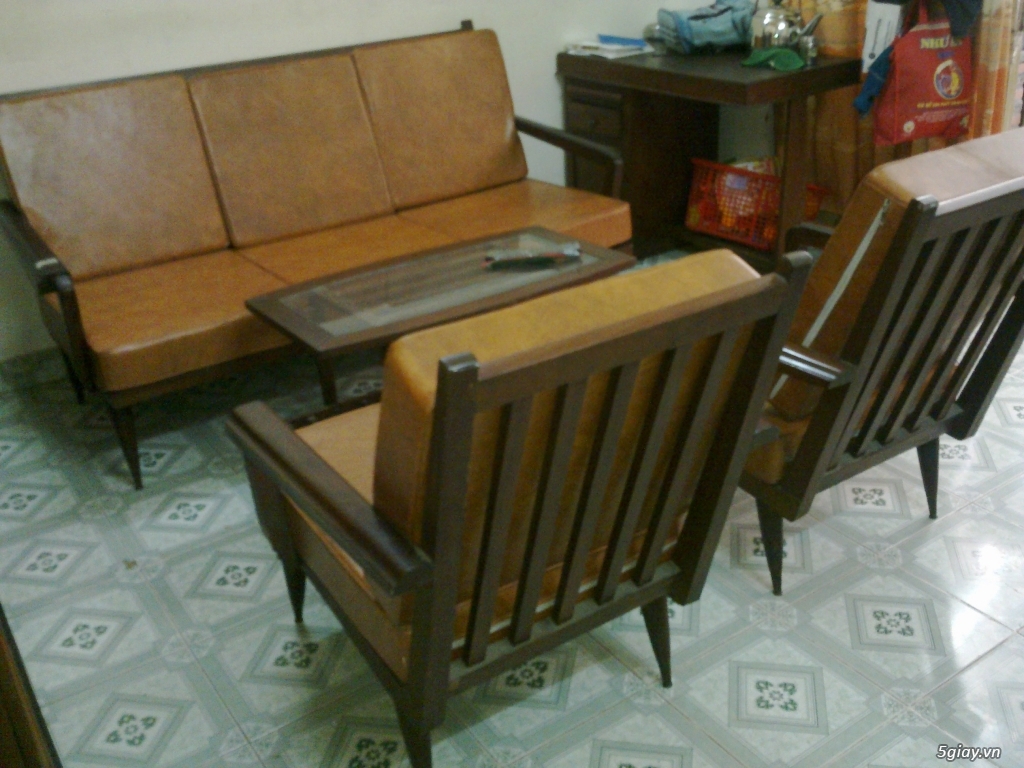 2 bộ salon thẻ gỗ .1 bộ sofa .2 tủ rượu.2 kệ tivi - 10