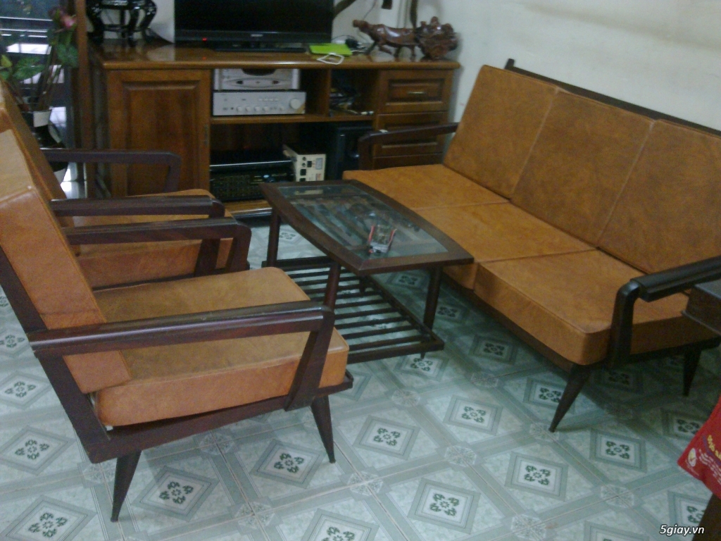 2 bộ salon thẻ gỗ .1 bộ sofa .2 tủ rượu.2 kệ tivi - 6