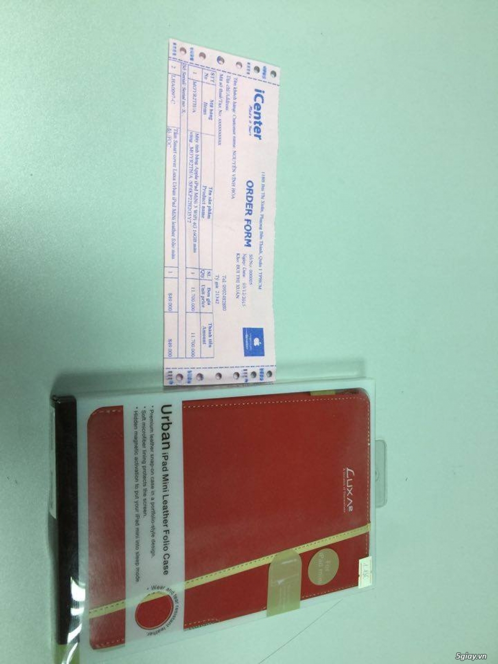 Bao da ipad mini chính hãng Nguyên box mới 100% - Có hóa đơn chính hãng - 2
