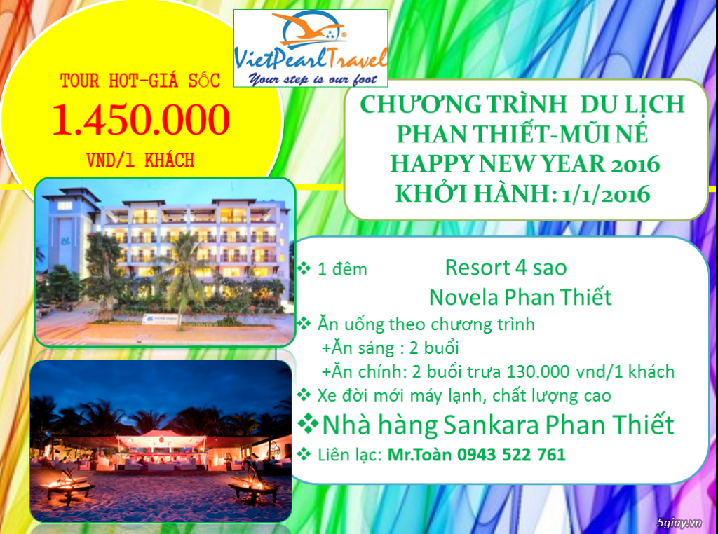 Tour Phan Thiết- Mừng năm mới 2016(1/1/2016)