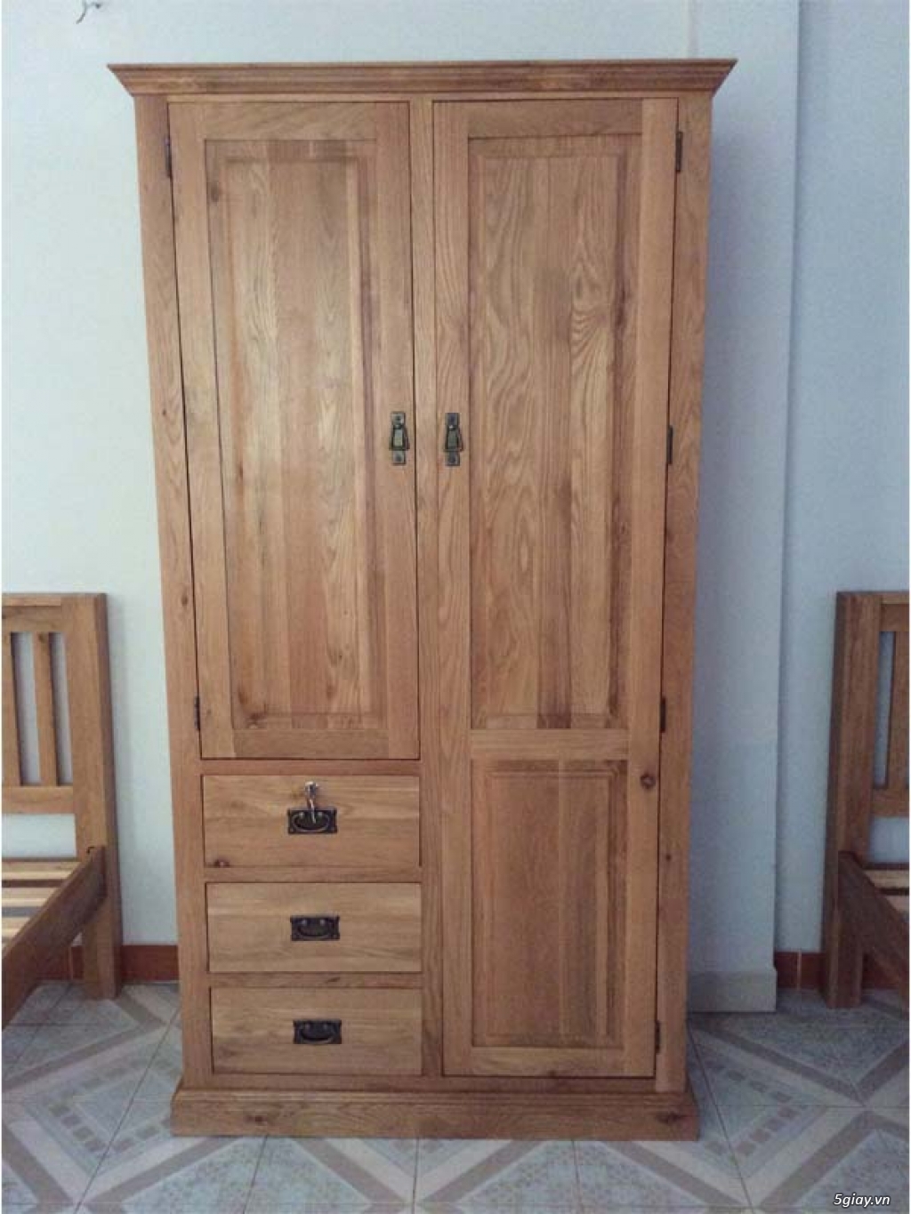 Nội Thất Tây Hưng Thịnh: Thanh lý giường tủ bàn ghế  bằng gỗ Sồi xuất khẩu Hàn Quốc - 13
