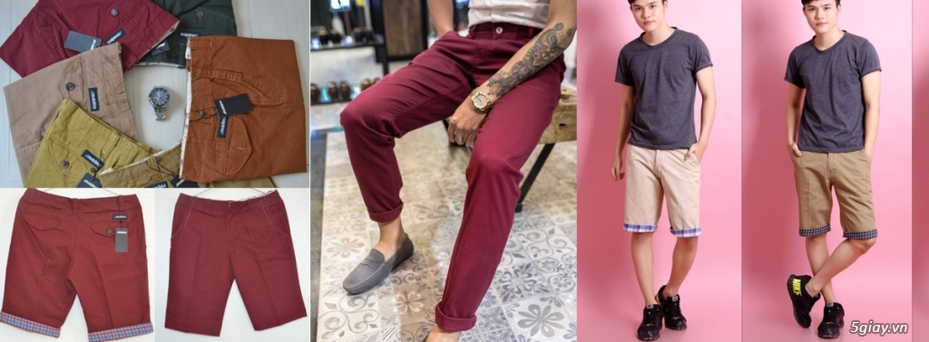 bán buôn bán sỉ quần short dài kaki jean nam - cơ sở sản xuất may và gia công DEUVITEX