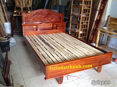 giường gỗ giá rẻ 1.4M x2M ,1.6Mx2M