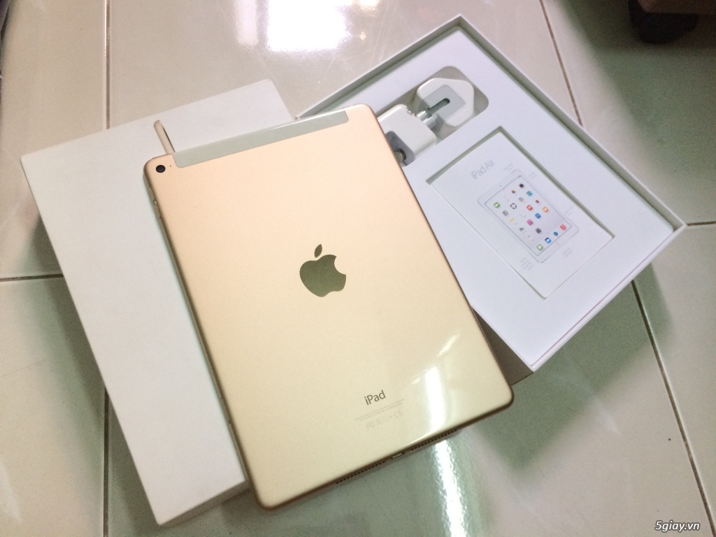 iPad Air 2 64GB Gold 3G+ wifi like new 99% fullbox zin 100%