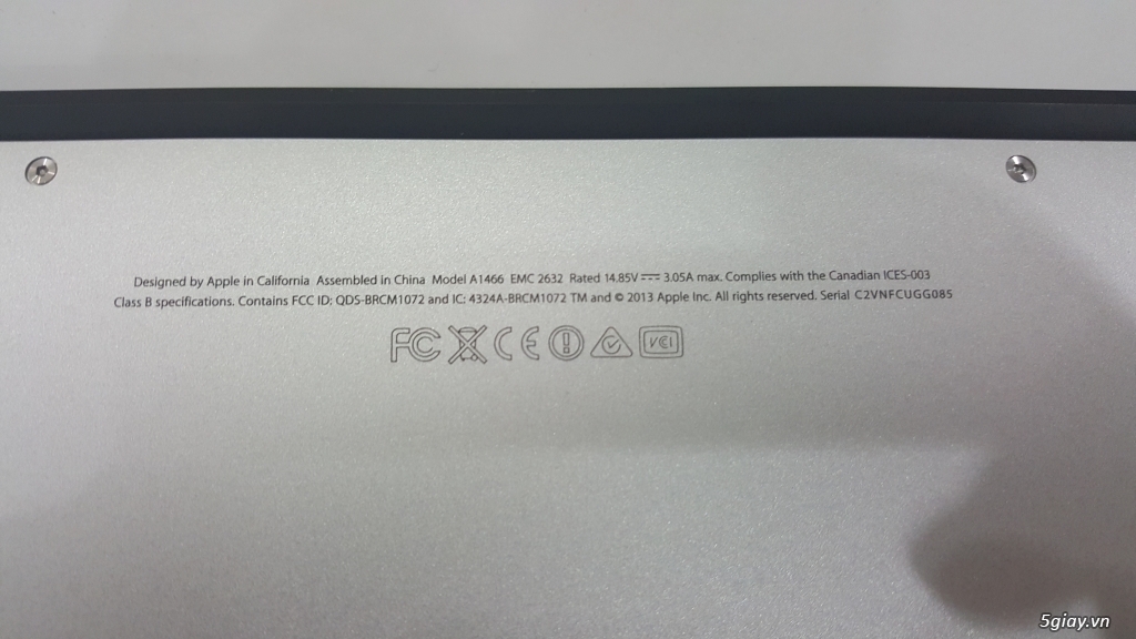 Macbook Air Early 2014 Full Box chính hãng TGDD vừa hết bảo hành