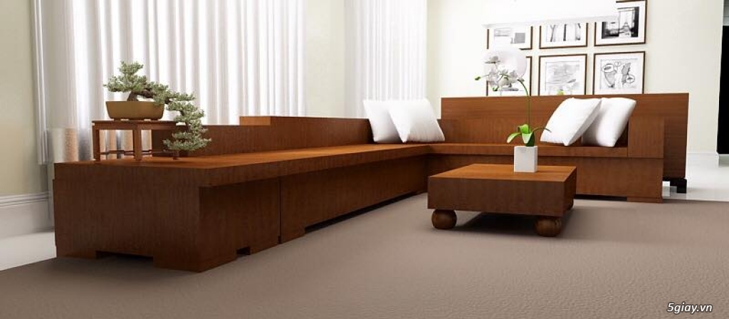 Sofa gỗ tự nhiên nguyên tấm