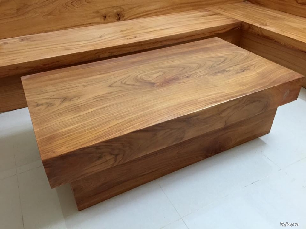 Sofa gỗ tự nhiên nguyên tấm - 4