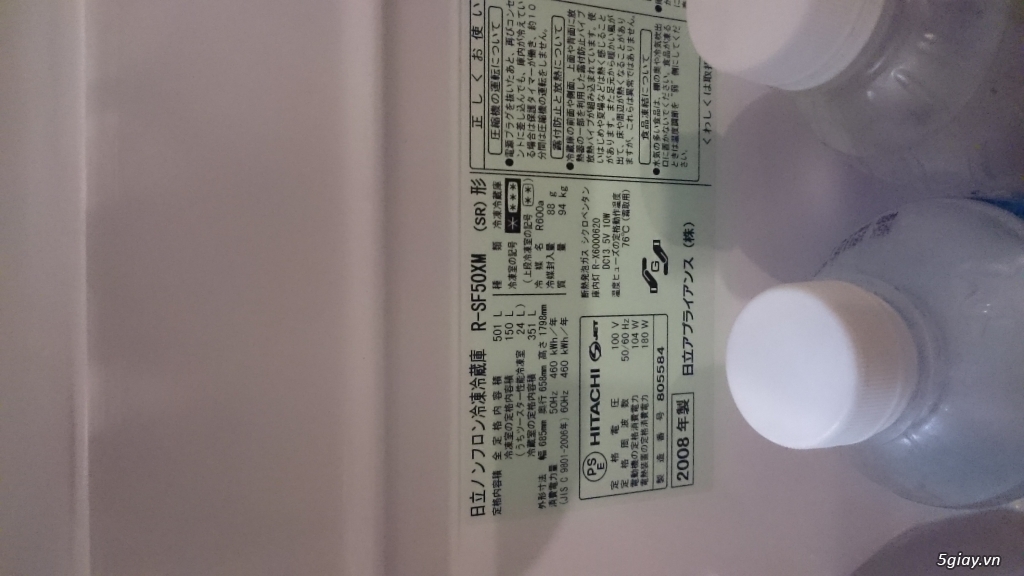 Tủ lạnh Vip hitachi 500l hàng nhật có ngăn hút chân không bán rẻ - 5