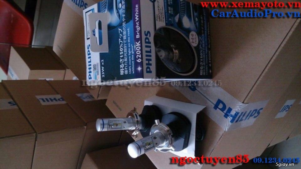 LED PHILIPS HEADLIGHT H4 CHÍNH HÃNG