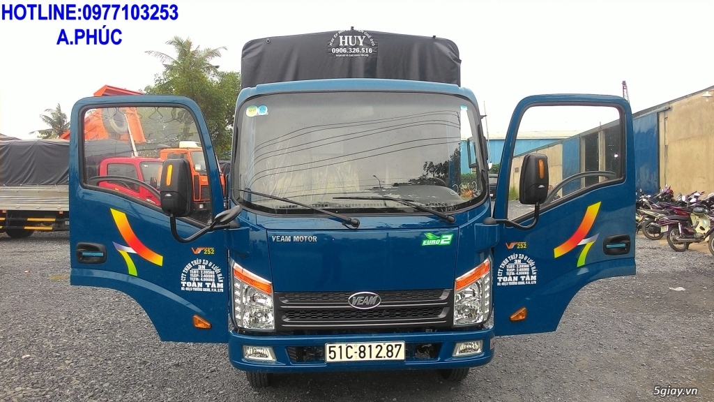xe tải 2t4/xe veam 2t4/xe veam vt252/xe veam huyndai/xe veam huyndai - 3