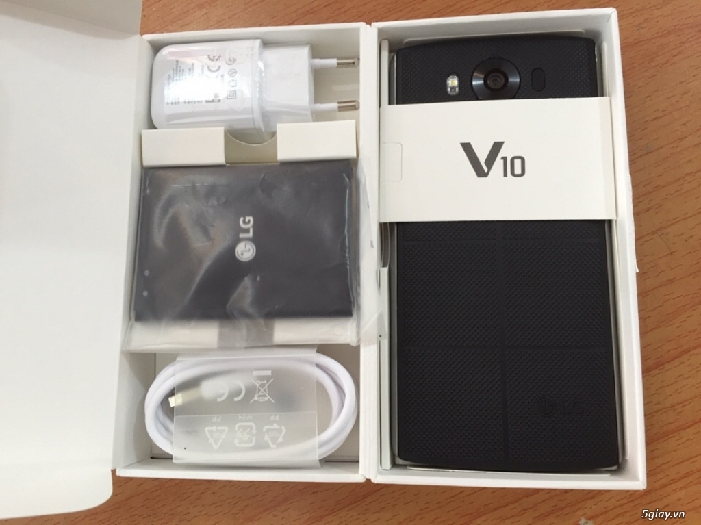 LG V10 (H960) máy mới màu đen, hàng công ty VN - 1