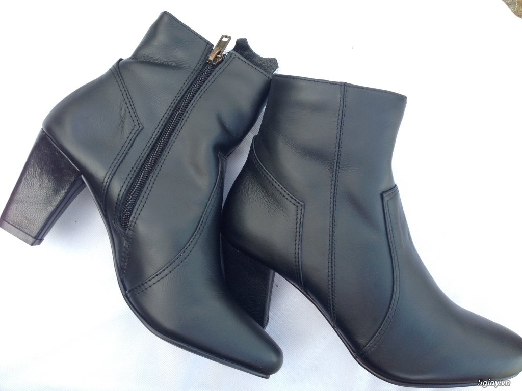 Giày boot nữ da cao cấp giá sinh viên