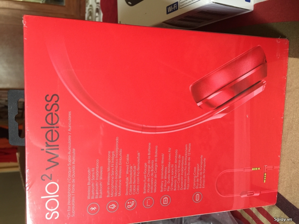Beats solo 2 wireless authentic red - 1