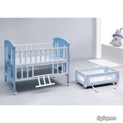 Cũi gỗ cao cấp xanh  SK 520 99.9%