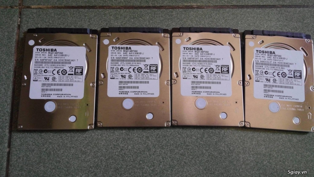 Xả hàng ổ cứng laptop 500G Toshiba giá rẻ - 2