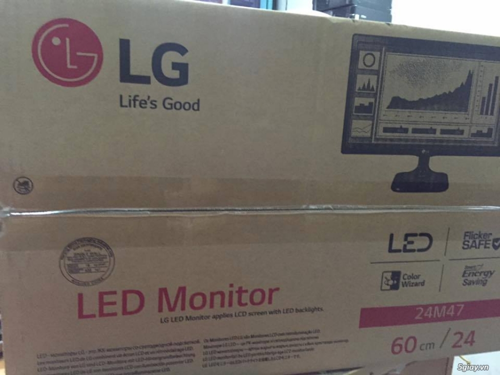 2 Cái LG Led 24M47 Full Box