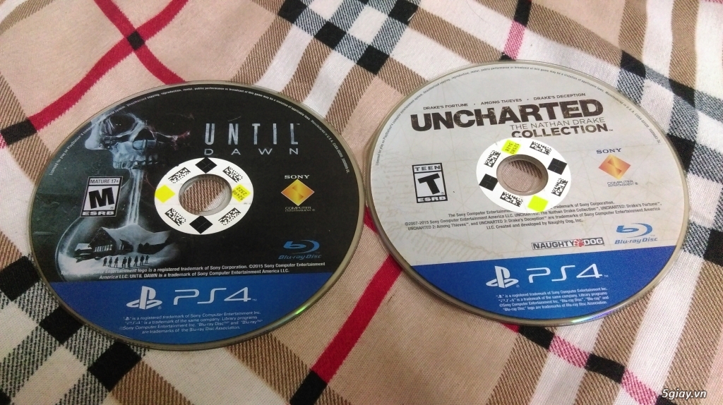 Game PS4 Until Dawn , Uncharted Collection gia cực tốt !