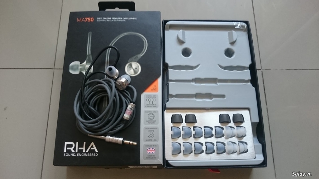 Tai nghe in ear RHA M750 , Klipsch S3M, Klipsch S4ii, Dàn mini Onkyo Intec 205 - 9