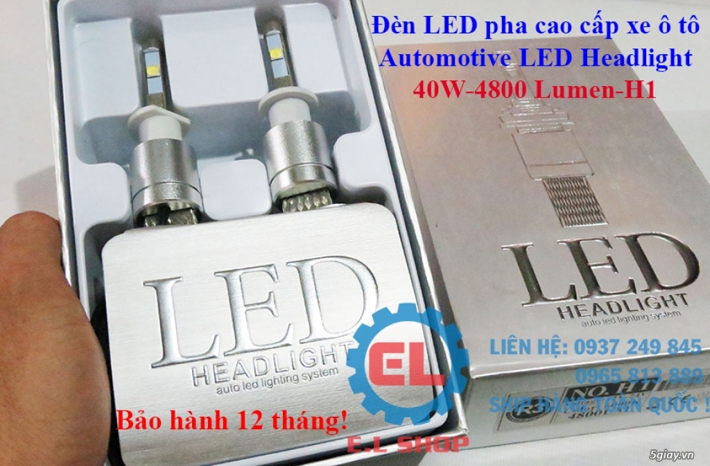 E.L SHOP - Đèn Led siêu sáng xe ô tô: XHP70, XHP50, Philips Lumiled, gương cầu xenon... - 8