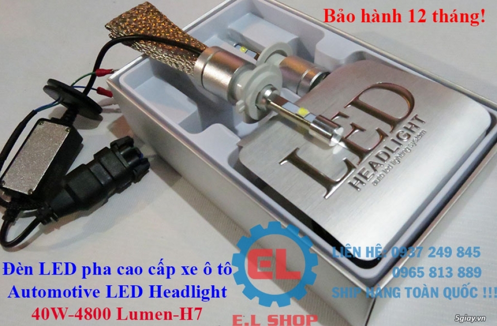 E.L SHOP - Đèn Led siêu sáng xe ô tô: XHP70, XHP50, Philips Lumiled, gương cầu xenon... - 11