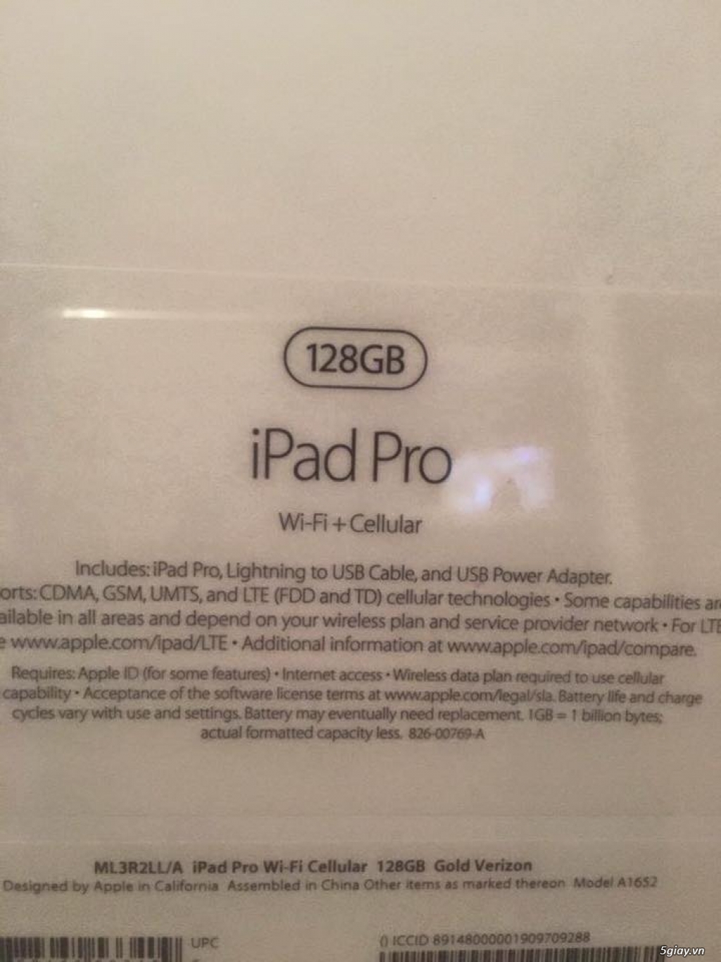 iPad Pro Gold-128Gb_4G - 3